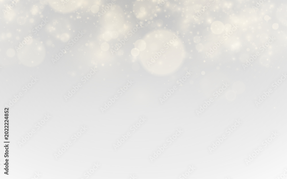 Fototapeta premium Golden bokeh dust glows softly across a transparent background. Tiny sparkling particles enhance luxurious magical vibes. PNG layer for festive illustration layers.