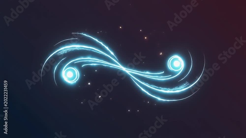energy wave lower third animation for YouTube, text panel appearing with glowing energy streaks and particle bursts, animated accent lines moving smoothly, modern social media interface design, smooth