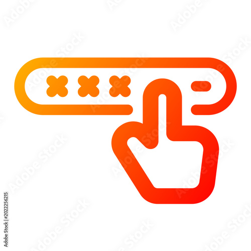 Canvastavla Pin code icon