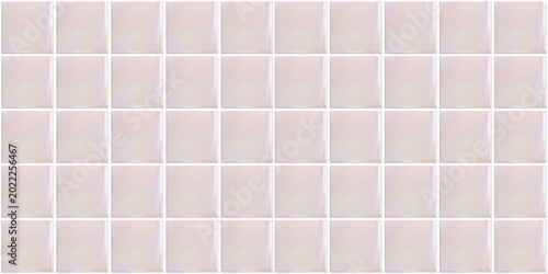 Iridescent pastel ceramic tile texture with realistic 3d glossy wall pattern