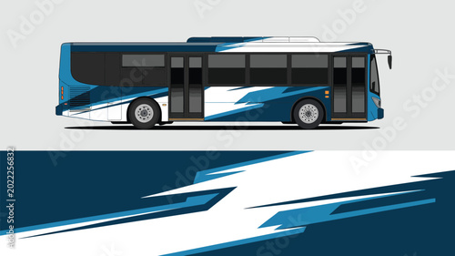 Fotografia Modern Double Decker City Coach Bus.