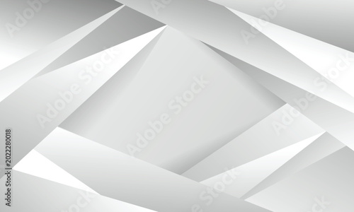 Geometric shapes in Gray white background
