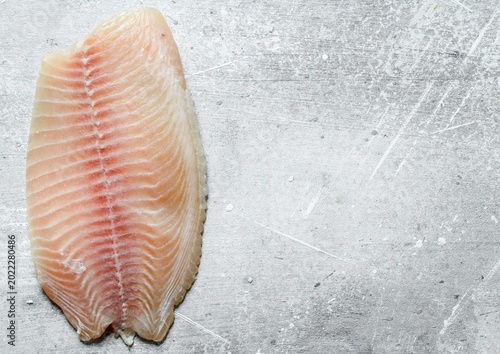 Foto fresh fish on ice
