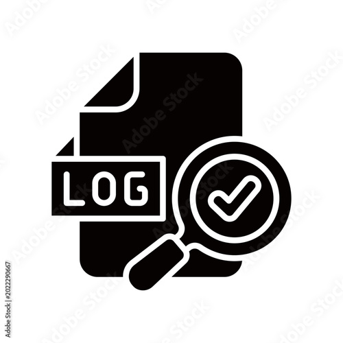 Canvastavla Log Analysis glyph icon