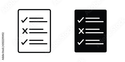 Bild auf Leinwand Guidelines icon pack in line art and flat design style