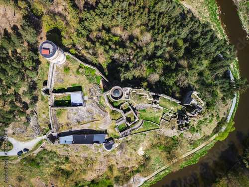Aerial view of Kollmitz Castle
