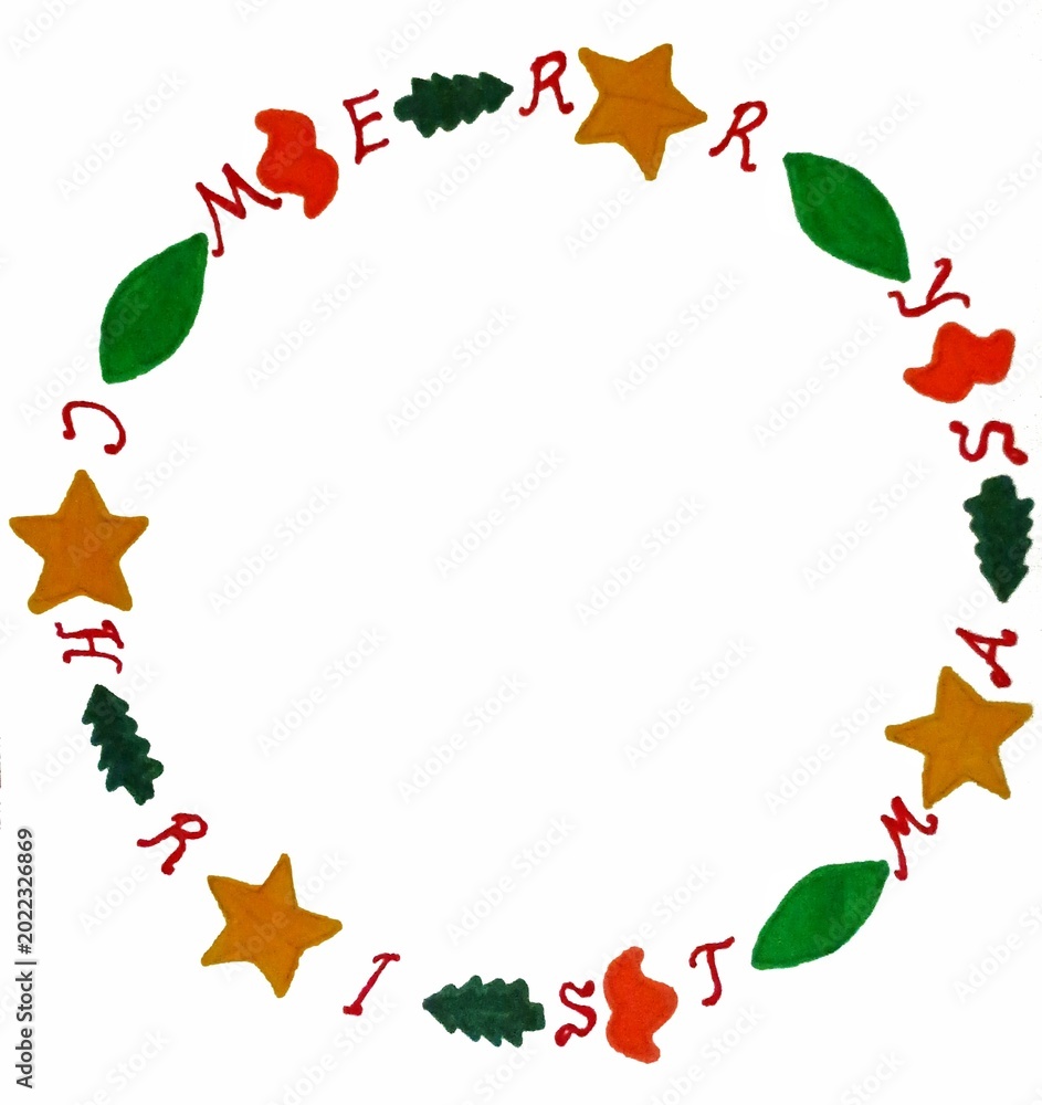 Fototapeta premium christmas holly frame