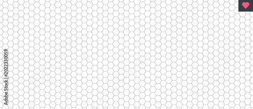 Konstfotografi Seamless honeycomb fabric pattern with hexagonal mesh structure