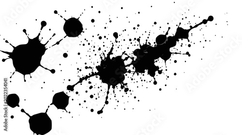 Foto Pure black background with no visible content or elements, uniform dark tone, de