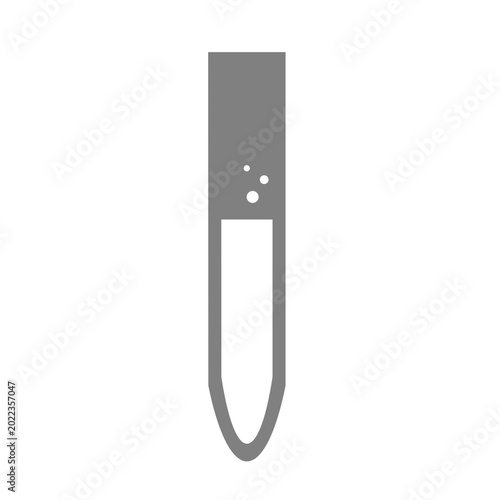 Fotografija vector image of a test tube with reagents and chemical liquids
