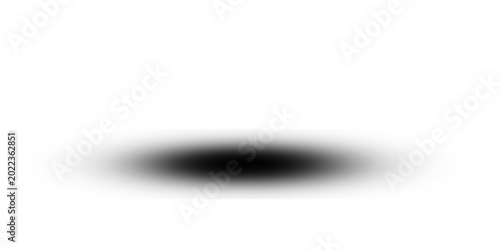Photos Soft black shadow isolated on transparent background