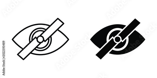 Quadro su tela Black and white screwdriver adjusting gear icon