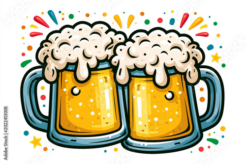 glass of beer with foam