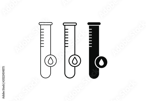 Canvastavla Laboratory glass symbol