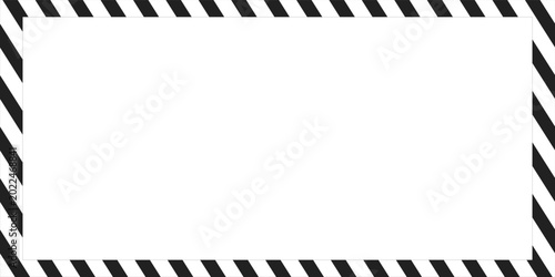 blank postcard template with place for stamp. white paper texture. airmail postcard with black border