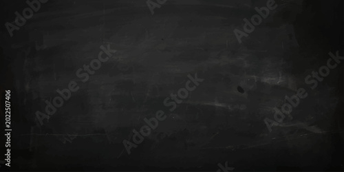 Obraz na płótnie Dark grunge chalkboard wall texture with a rough black concrete surface and vint