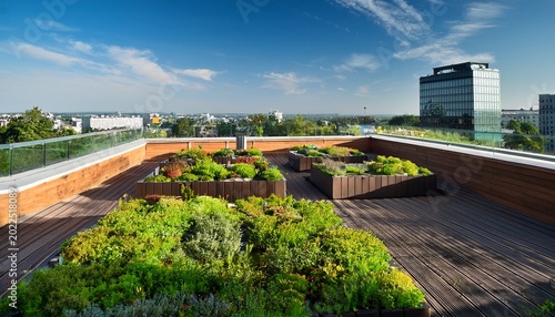 modern eco rooftop garden of centrum spotkania kultur in lublin city sustainable green roof architecture of cultural center in lublin poland
