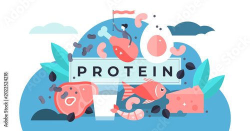 Photos Protein illustration, transparent background