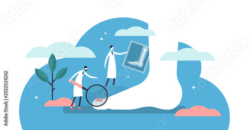 фотографія Podiatrist illustration, transparent background