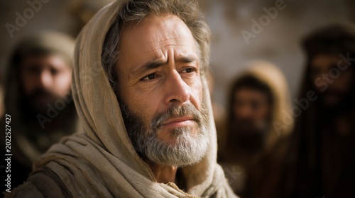 In Jerusalem, Paul is suddenly seized by a furious crowd after preaching publicly, as soldiers struggle to control the growing chaos around him.
