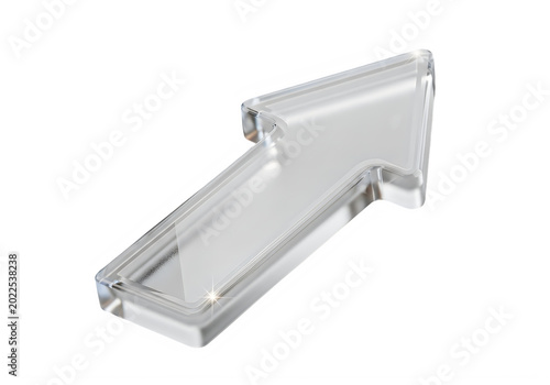 Clear plastic corner shelf bracket with support arm isolated on transparent background