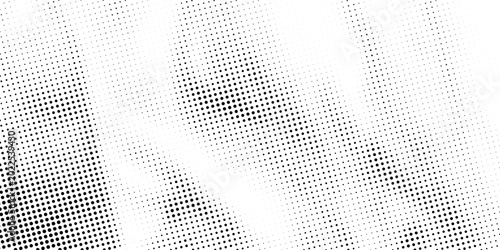 Dotted gradient halftone background. Horizontal seamless dots pattern in pop art style. Abstract modern stylish texture. Vector eps10