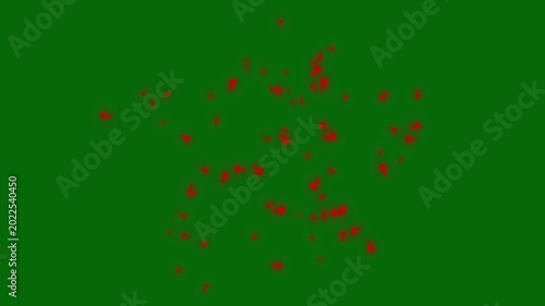 Red glowing question mark animation with abstract floating symbols, seamless digital confusion graphics and futuristic green background motion effects in ultra HD