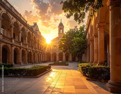 Historic College Courtyard