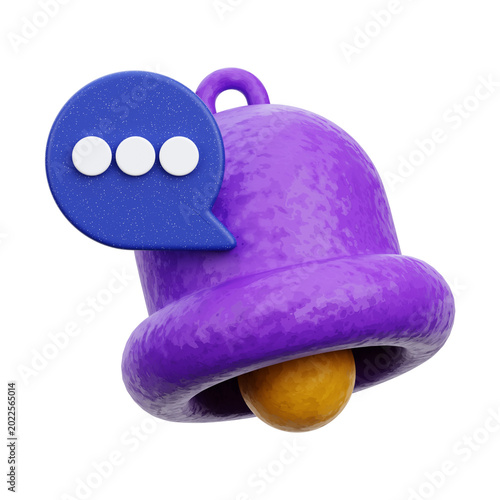 Social Media Notification 3D Icon