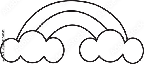 Abstract black and white fish Sky heart valentine romantic vector illustration background design