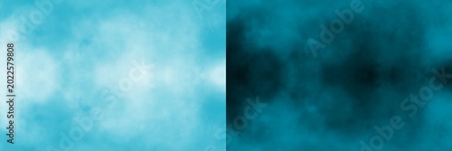 Photos blue sky background. Smokey. Clouds. Foggy. Tye and dye