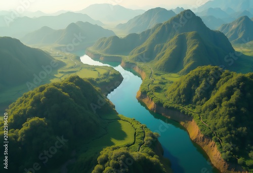 Comprehensive Ecological Corridor Blueprint Illustrating Fragmented Habitats Connectivity Pathways