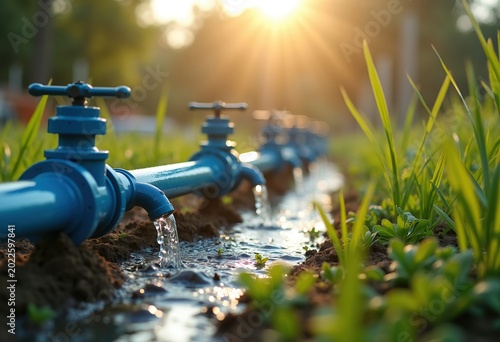 Greywater Recycling Plumbing Network for Efficient Garden Irrigation Water Flow