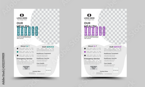simple creative promotional business flyer design template or brochure design, layout.