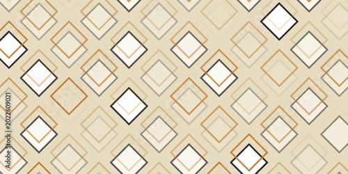 Seamless abstract geometric pattern. Vector Illustration.