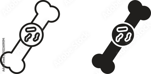 Tableau sur toile Multiple myeloma icon collection. Minimal icon and symbol