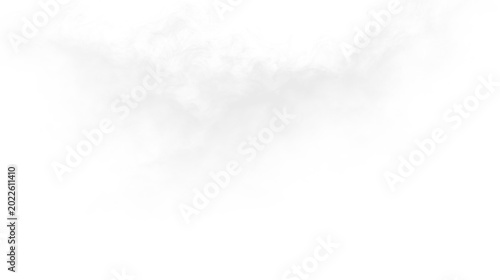Photography White clouds float on a transparent background creating a light and airy effect
