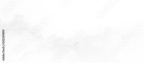 Fotografie Clouds floating softly on a transparent background in a light, airy space at any
