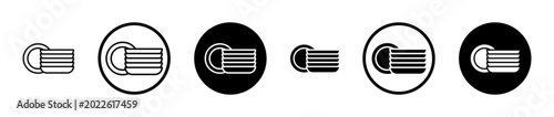 Plates icon, template for graphic or web design. vector illustration