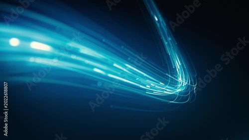 Swirl Curved Digital Light Particles Background
Abstract  curved swirling technology background of a trail of digital light energy particles flowing elegantly and smoothly into space
