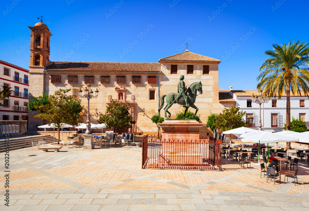 Fototapeta premium Plaza Coso Viejo Old Town Square, Antequera