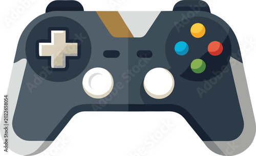 Modern video game controller icon for gaming
