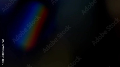 Lens flare leak burst overlays
