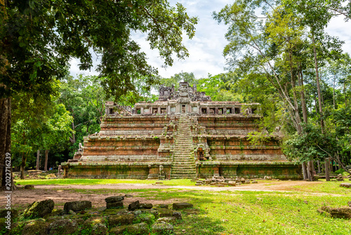 Konstfotografi Phimeanakas Temple Pyramid in Angkor Thom Complex