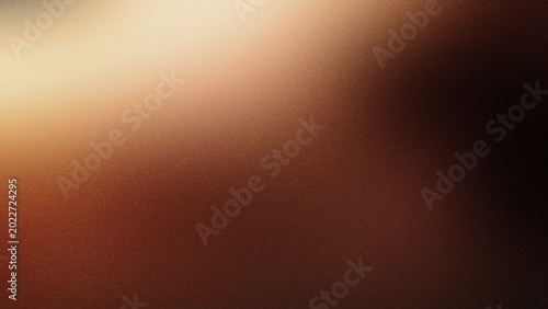 Foto Abstract grainy gradient background with light cream brown and yellow spots for banner