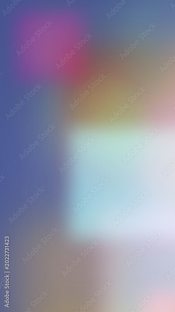 Obraz premium Abstract blurred background, with soft gradients, of deep blue, muted purple, and, pale light turquoise