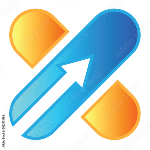 X logo free download for Xender file transfer and sharing business icon