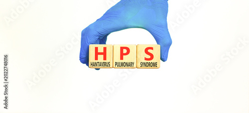 Obraz na plátně HPS hantavirus pulmonary syndrome symbol