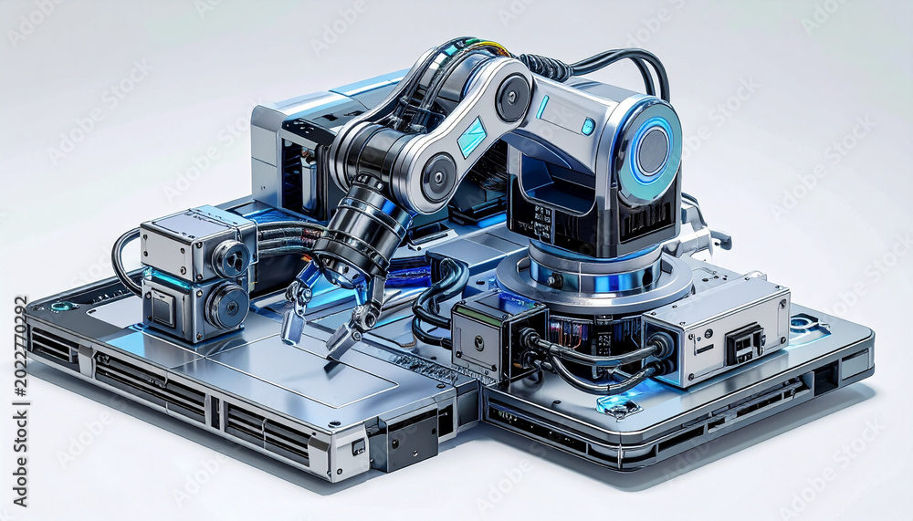 Fototapeta premium Robotic process automation (RPA)