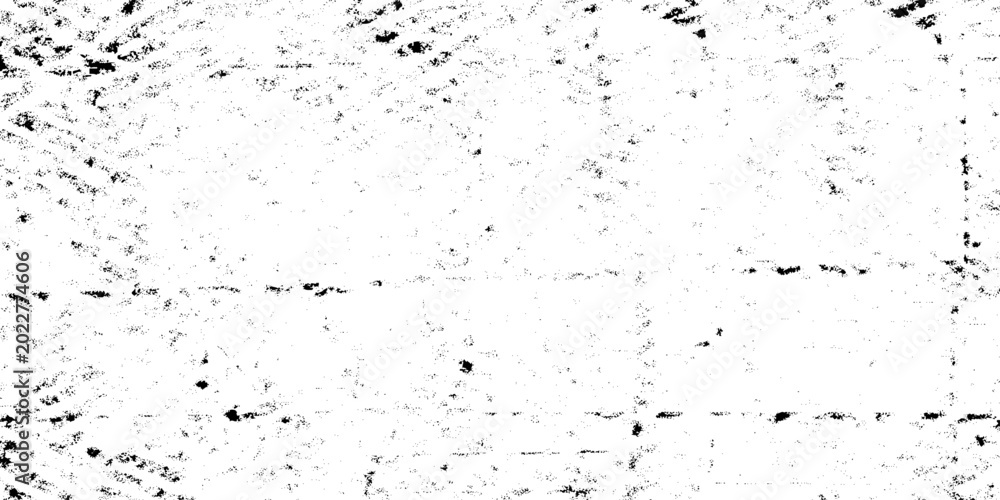 Fototapeta premium Distressed monochrome grunge texture background with heavy grain noise and scratched paper effect, vintage design overlays abstract black and white weathered surface with dirty splatters.